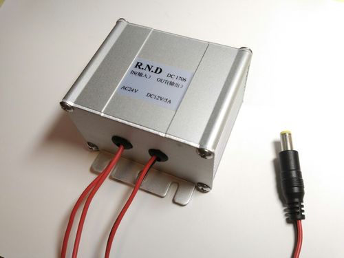 交流ac24v转直流dc12v1a2a3a5a监控摄像机光端机防水电源 ac24v转